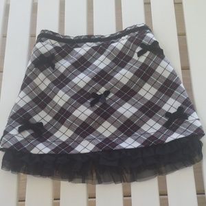 Plaid ruffles 3t children's place skirt plaid
